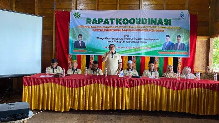 Kemenag Aceh Besar Adakan Rapat Koordinasi