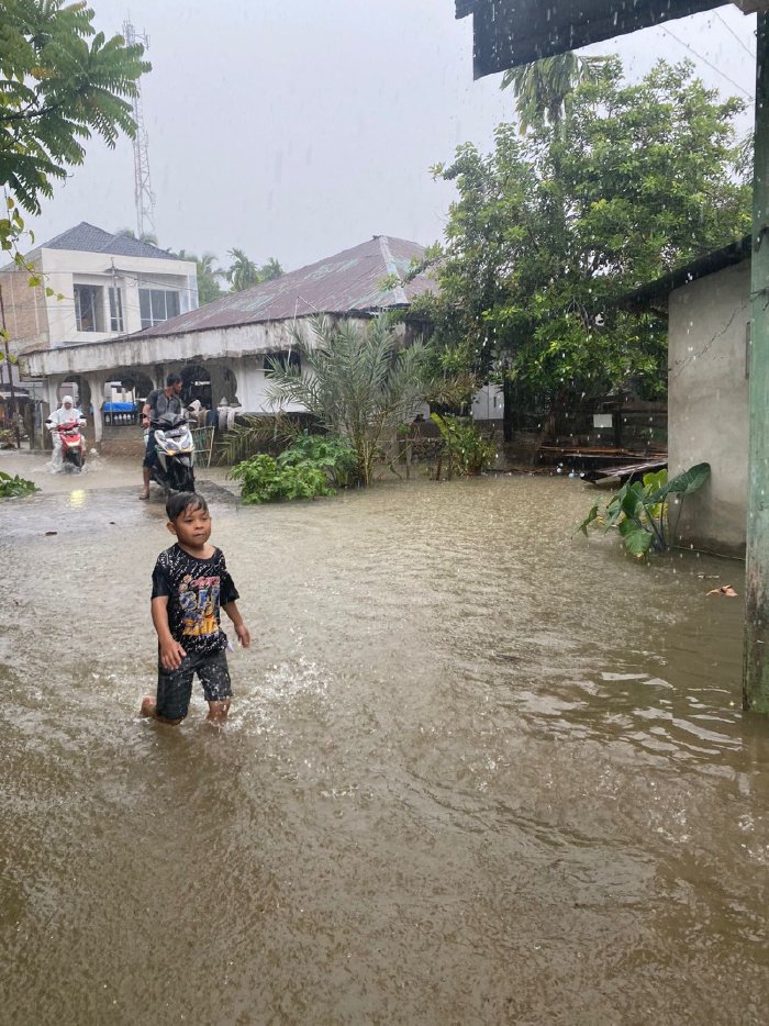 Gampong Terendam Banjir di Kabupaten Aceh Barat Daya